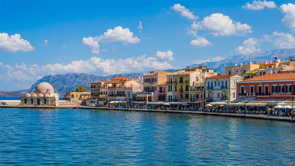 street in Chania Old Town, Crete